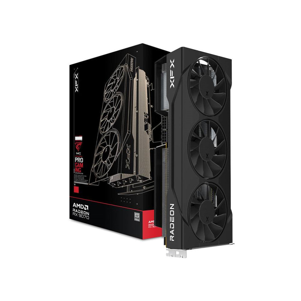 Grafična kartica AMD RX 9070 GRE Xerox Swift OC Triple fan - 12GB GDDR6  | 1xHDMI 2.1 3xDisplayport 2.1 (RX-97GRE29B7)