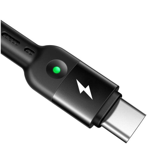 Kabel USB-C => USB-A 2.0 tekstil ovoj 1,80m 2A QC4 Mcdodo Omega - črn (CA-6420)