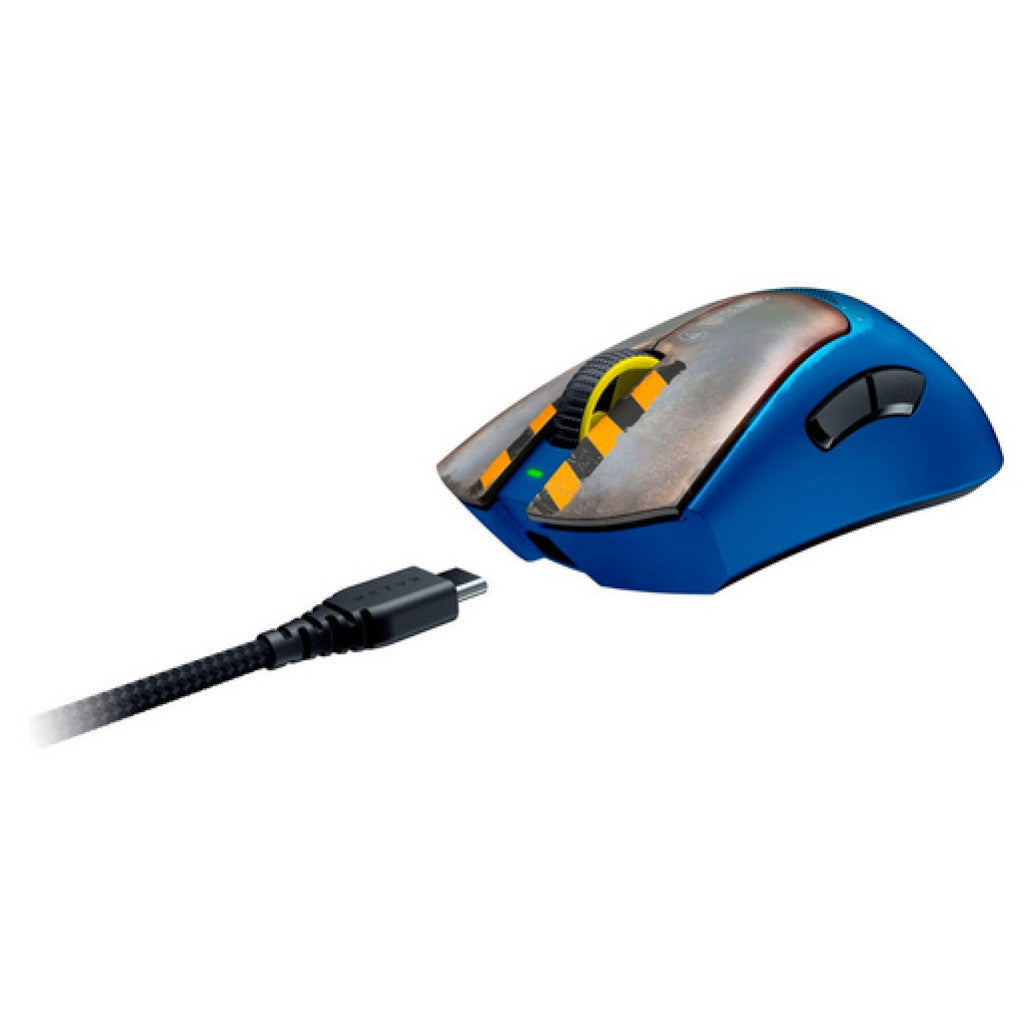 Miš Razer brezžična, USB DeathAdder V3 Pro optična gaming 30000DPI modra Fortnite Edition (RZ01-04630700-R3M1)