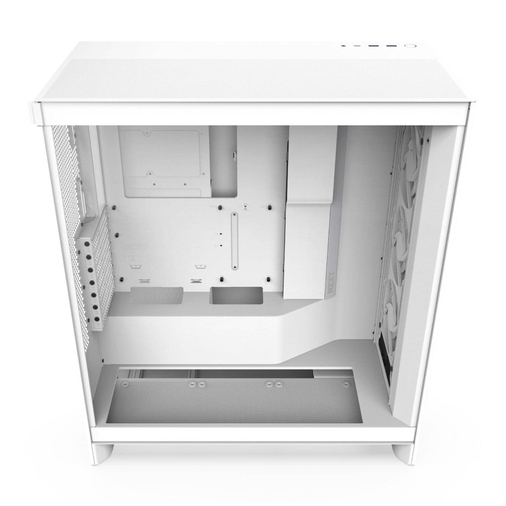 Ohišje NZXT H7 Flow RGB ATX - bela RGB