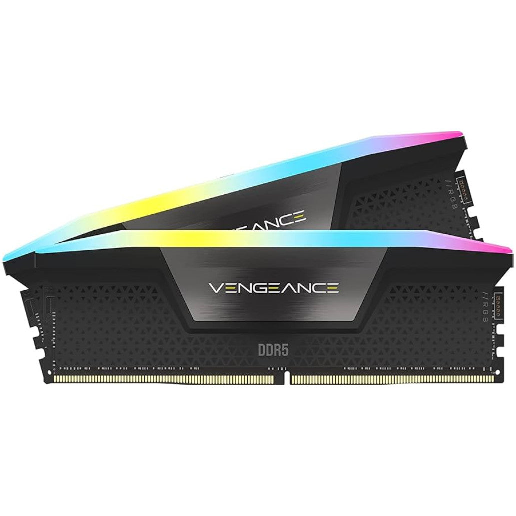 DDR5 32GB 6400MHz CL32 KIT (2x16GB) Corsair RGB Vengeance XMP3.0 1,4V črna (CMH32GX5M2B6400C32)