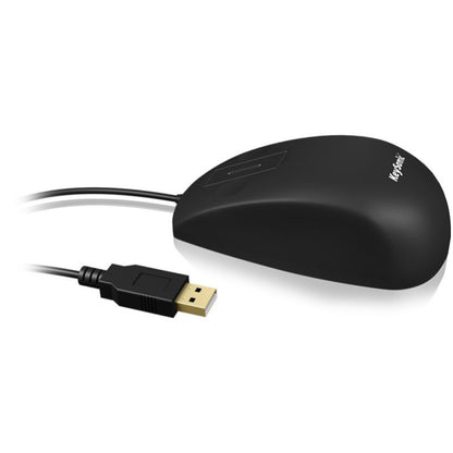 Miš Keysonic USB-A KSM-5030M-B  medicinska, industrija, čisti prostori črna IP68 1000DPI (60865)