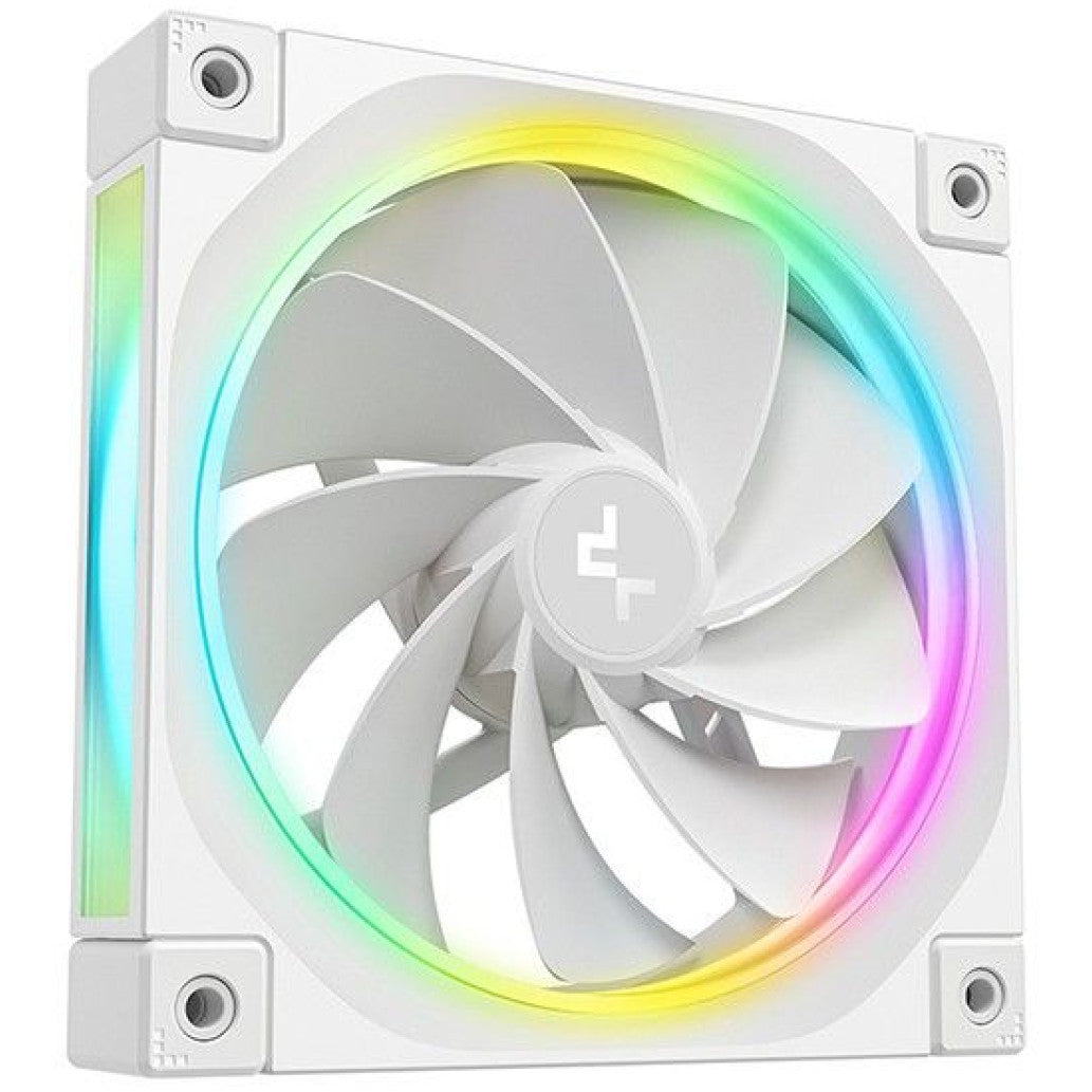 Ventilator Deepcool FL12R 120mm bela RGB (3 pack)