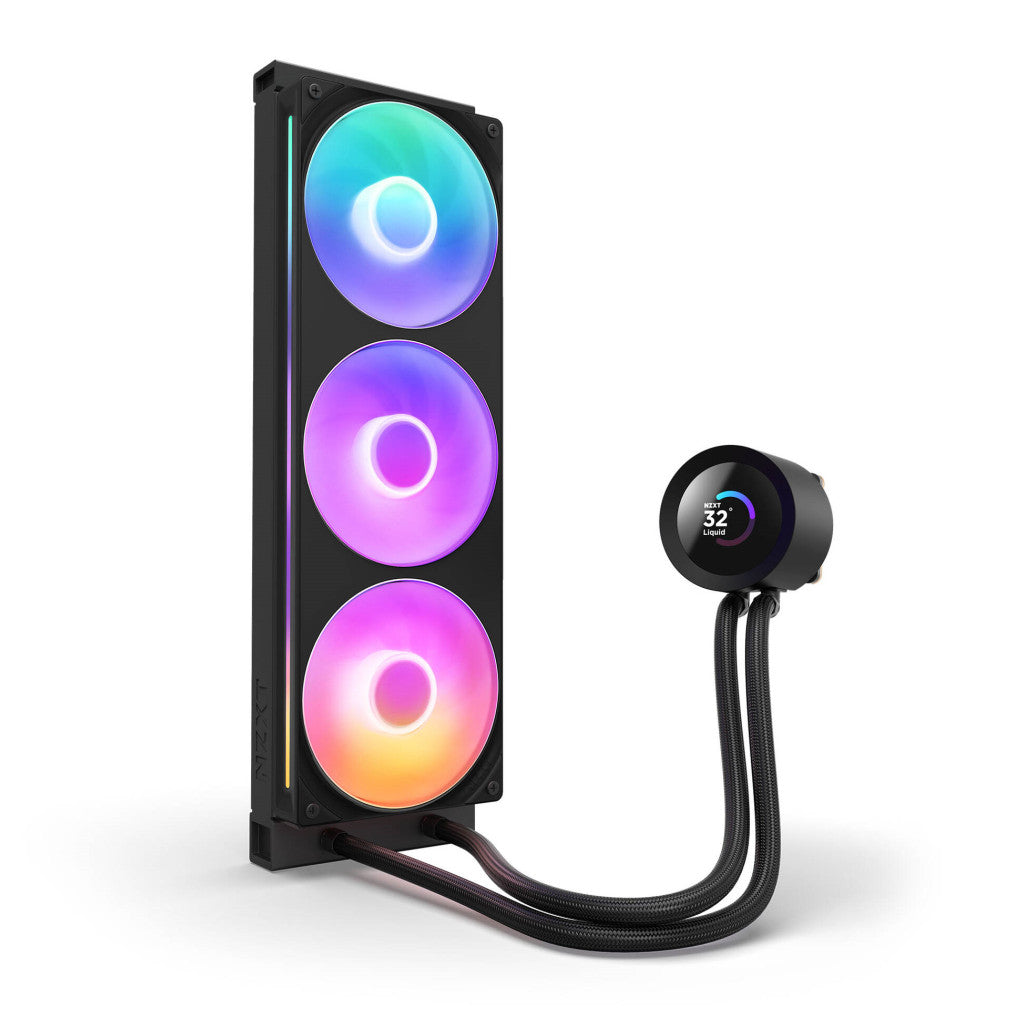 Vodno hlajenje NZXT Kraken Plus - 360mm RGB črna (RL-KR360-B2)