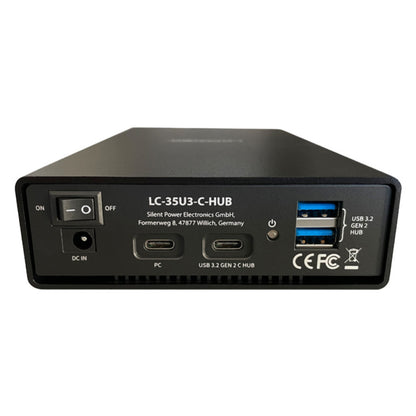 Ohišje za trdi disk 3,5 USB 3.2 Gen 2x1 LC Power LC-35U3-C-HUB