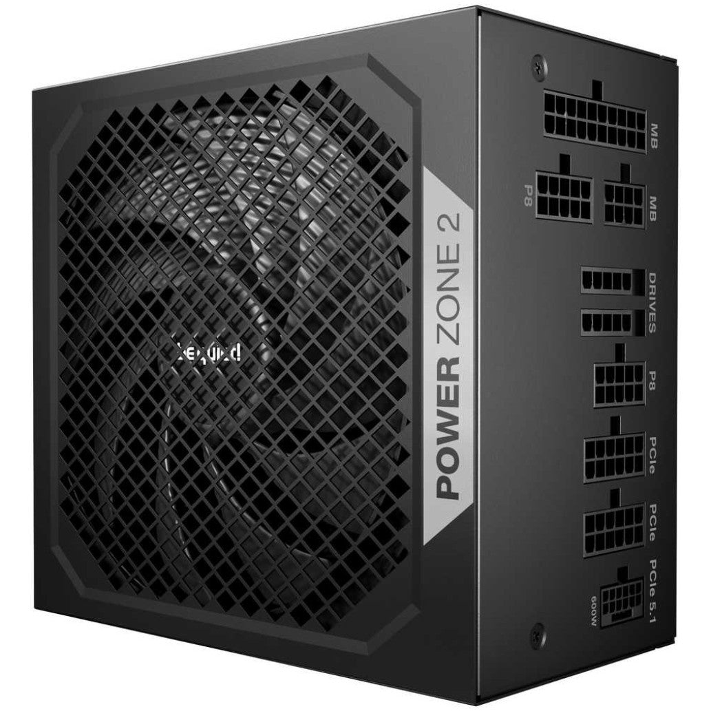 Napajalnik - 1000W be quiet! Power Zone 2 1000 80Plus Platinum 94% ATX 3.1 (Gen5) Modular 140mm črna (BP008EU)