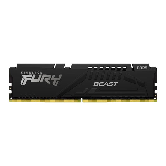 DDR5 16GB 6000MHz CL36 Single (1x16GB) Kingston Fury Beast XMP3.0 EXPO 1,35V Gaming/Server črna (KF560C36BBE2-16)
