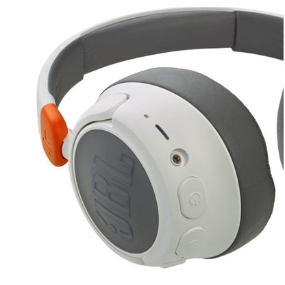 Slušalke brezžične JBL naglavne BT/1x3,5mm JR460NC bele ANC Bluetooth otroške (JBLJR460NCWHT)
