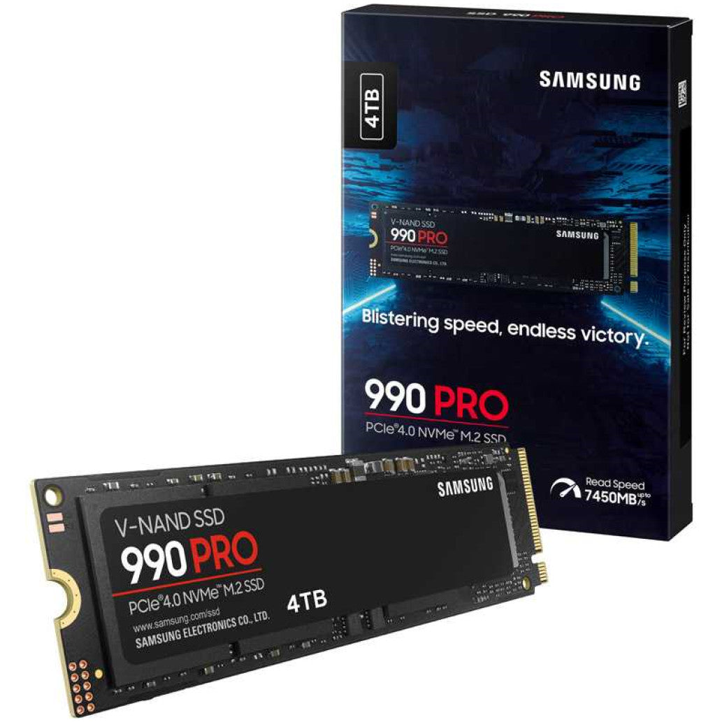 Disk SSD M.2 NVMe PCIe 4.0 4TB Samsung 990 PRO 2280 7450/6900MB/s (MZ-V9P4T0BW)