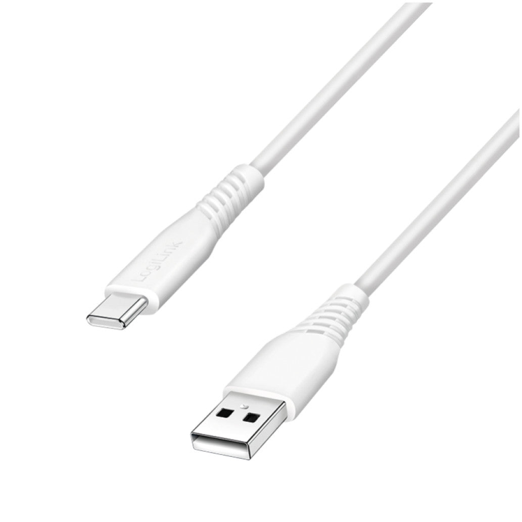 Kabel USB-C (m) => USB-A (m) 2.0 1,0m 15W 3A/5V 480Mbps bel LogiLink (CU0252)