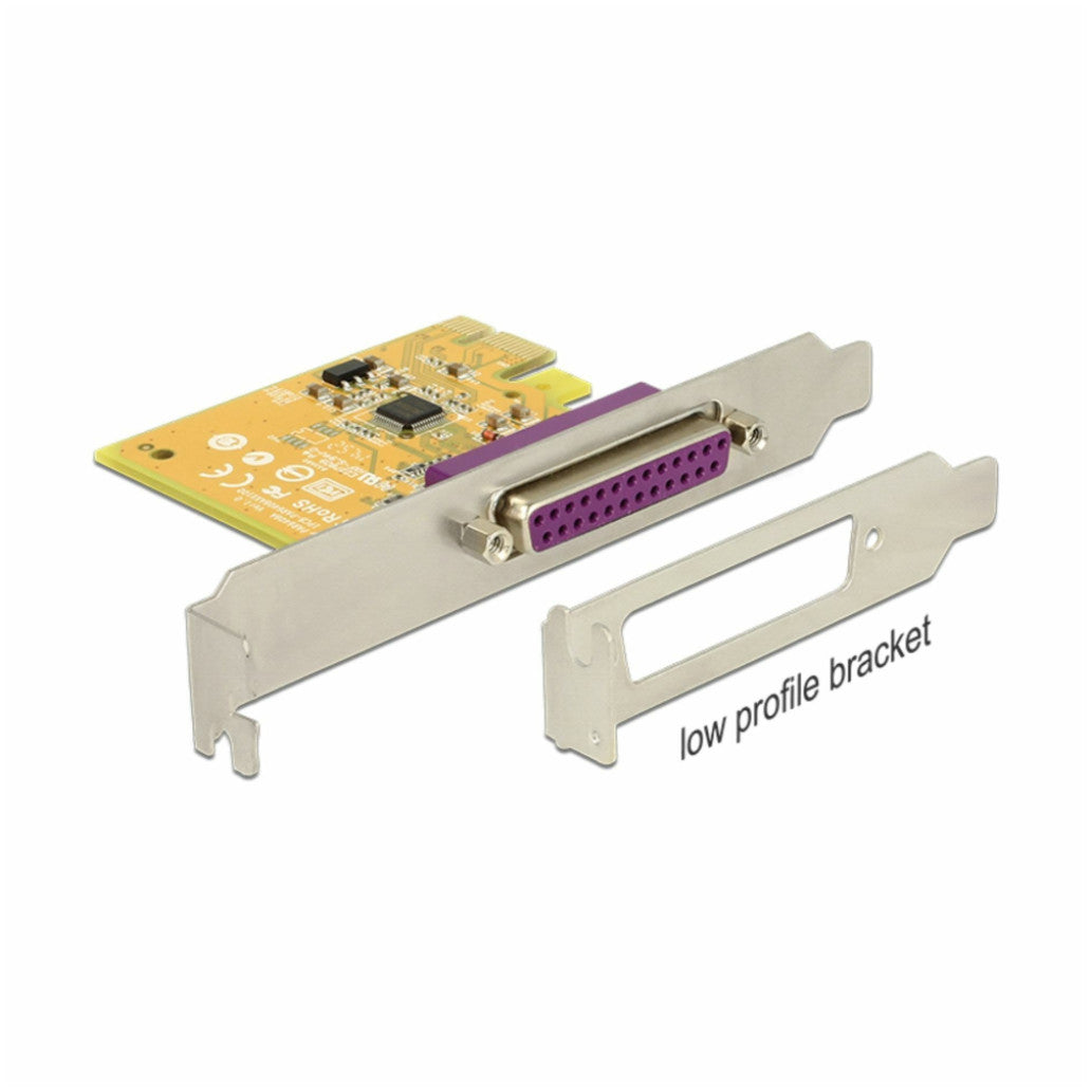 Kontroler PCI-Express => 1x Paralel printer port 25pin Delock