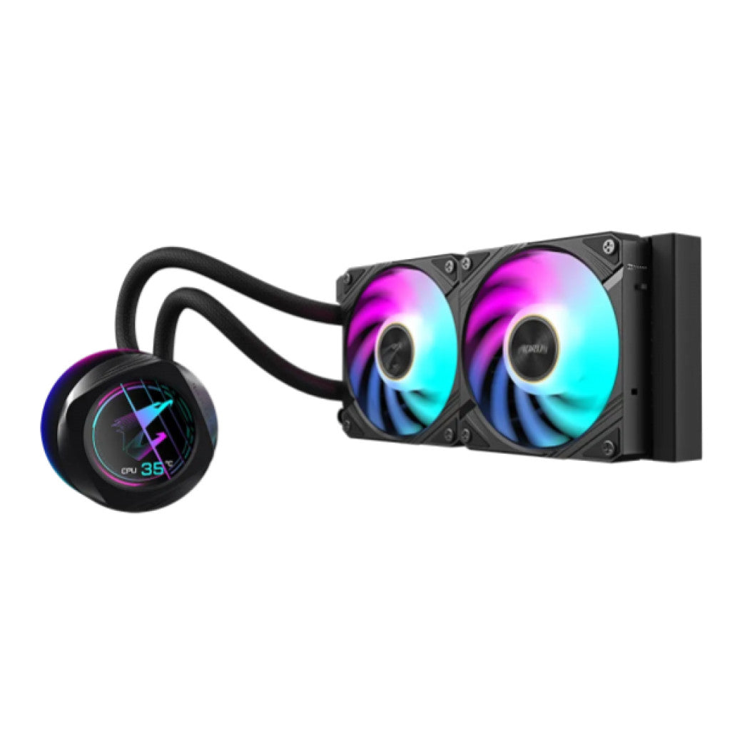 Vodno hlajenje Gigabyte AORUS WATERFORCE X II - 240mm RGB črna (GP-AORUS WATERFORCE X II 240)