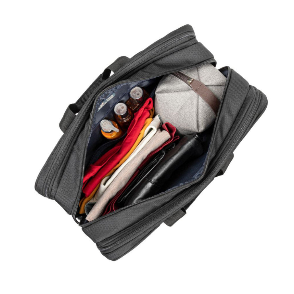 Torba za notesnik 39,6 cm (15,6″) RivaCase 8432 - prostorna črna (8432 BLACK)