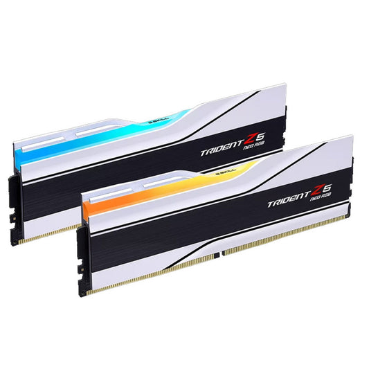 DDR5 64GB 6000MHz CL30 KIT (2x32GB) G.Skill RGB Trident Z5 Neo XMP3.0 1,4V Gaming bel (F5-6000J3036G32GX2-TZ5NRW)