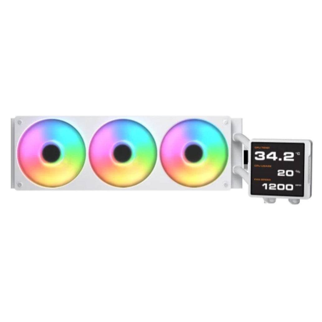 Vodno hlajenje Cougar Poseidon Vistek Pro - 360mm ARGB bela (CGR-PSDVPRGB-W-360)