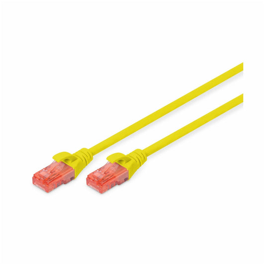 KABEL PATCH UTP Cat 6 3,00m RJ45 Digitus rumen (DK-1617-030/Y)