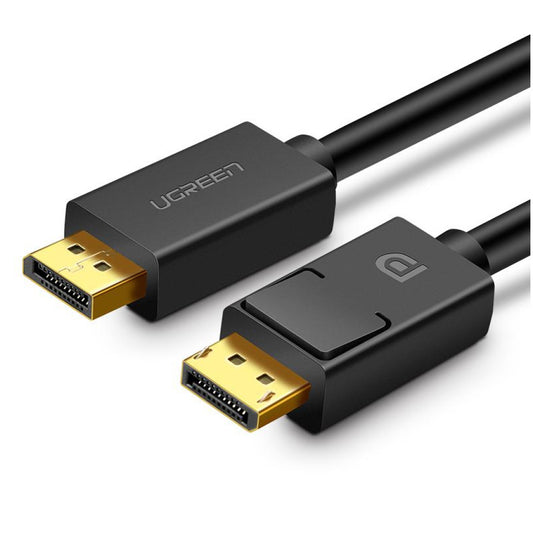 Kabel DisplayPort(m)=>DisplayPort(m) v1.2 1,50m 4K/60Hz trojno oklopljen pozlačeni konektorji črn Ugreen (10245)