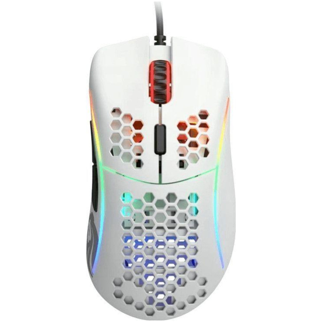 Gaming miška USB Glorious Model D M, bela (GD-GWHITE)