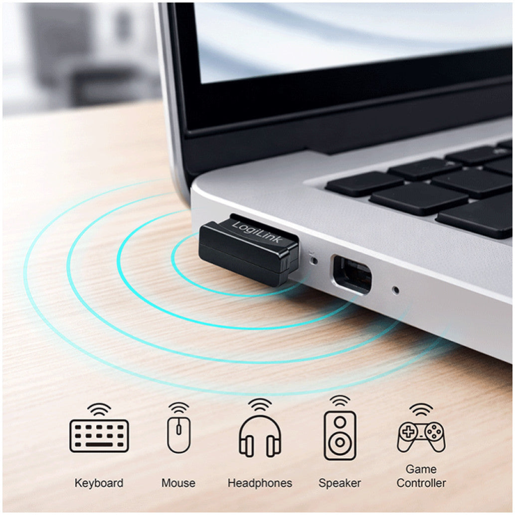 Bluetooth adapter USB-A LogiLink 6.0 EDR+BLE 20m (BT0079)