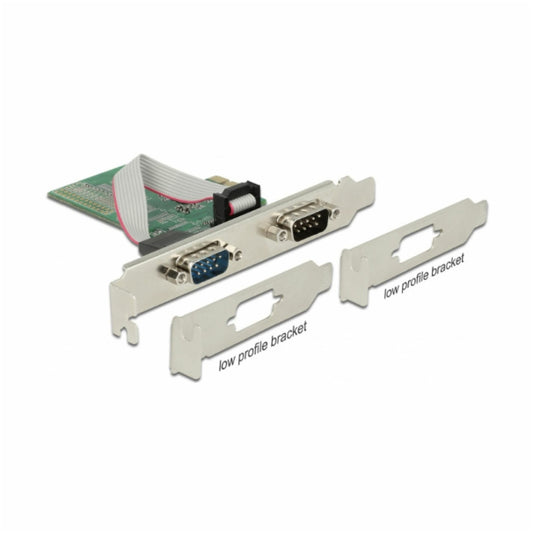 Kontroler PCI-Express => 2x serijski COM port RS232  9pin Delock