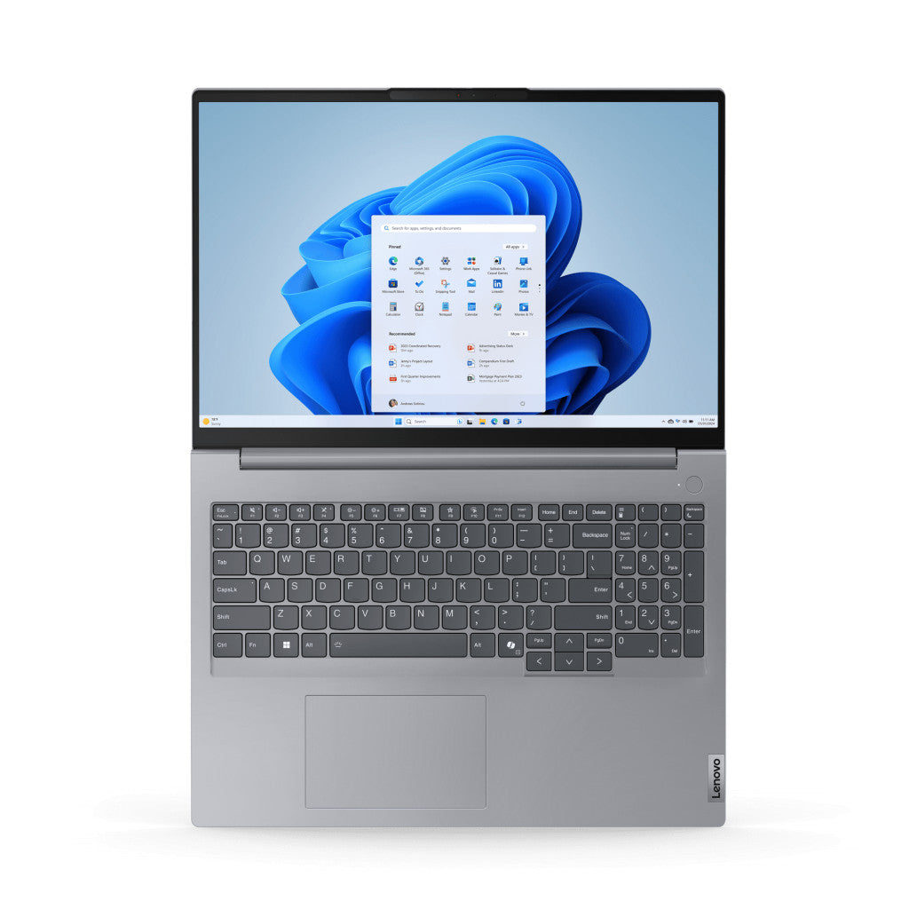 Prenosnik Lenovo 40,64 cm (16,0") ThinkBook 16 G7 1920x1200 IPS 300nit R5-7535HS/16GB/512GB/BL/FP/ALU-ABS/AMD Radeon 660M/Win11Home (21MW0021SC)