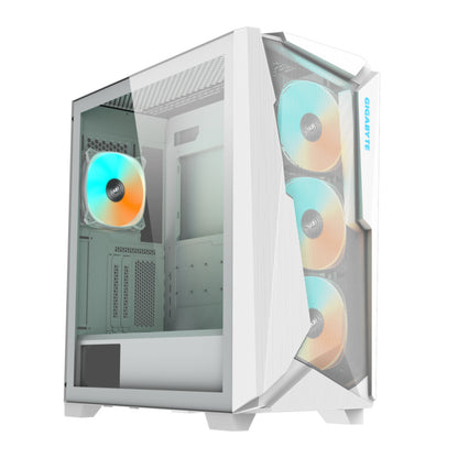 Ohišje GigaByte C301 GLASS V2 ATX - bela RGB