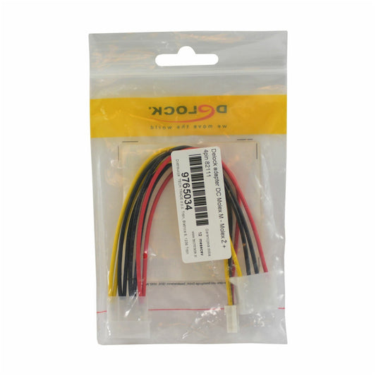 Delock adapter DC Molex M - Molex Ž + 4pin 82111