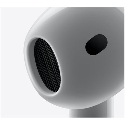 Slušalke brezžične Apple ušesne z mikrofonom BT AirPods 4 z active Noise Cancellation bela ANC Bluetooth (MXP93ZM/A)