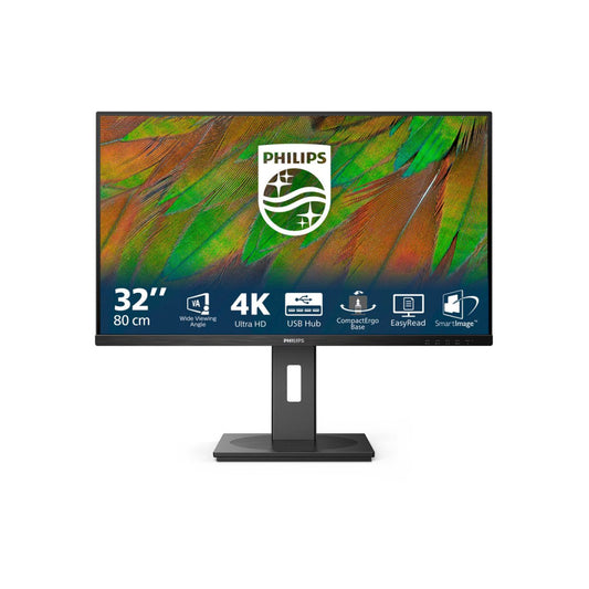 Monitor Philips 80 cm (31,5") 32B1N3800 3840x2160 VA 4ms 2xHDMI DisplayPort 4xUSB3.2 Pivot Zvočniki 2x3W  3H sRGB122% AdaptiveSync