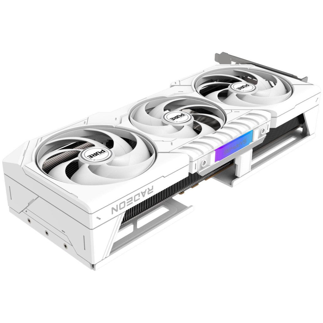 Grafična kartica AMD RX9070 XT Sapphire PURE bela - 16GB GDDR6  | 2xDisplayport 2.1 2xHDMI 2.1 (11348-02-20G)
