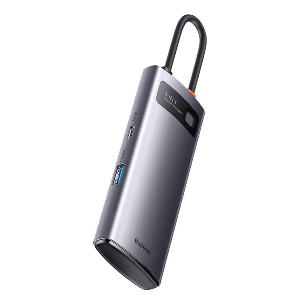 Priklopna postaja USB-C => 4x USB 3.0 1x USB-C power port 5V/3A Baseus (WKWG070013)