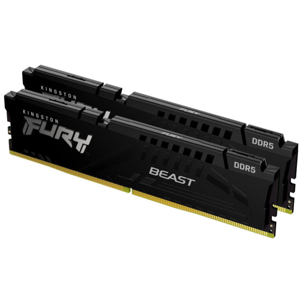 DDR5 16GB 6000MHz CL40 KIT (2x 8GB) Kingston Fury Beast 1,35V Fury črna (KF560C36BBEK2-16)