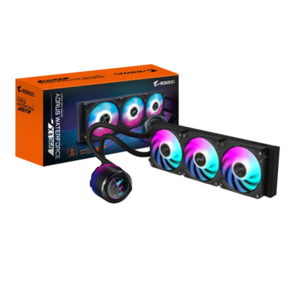 Vodno hlajenje Gigabyte AORUS WATERFORCE X II - 360mm RGB črna (GP-AORUSWATERFORCE X II 360)