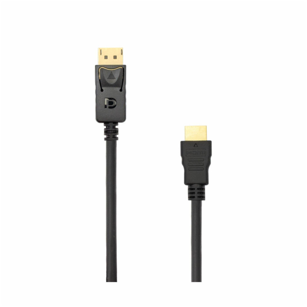 Kabel DisplayPort(m)=>HDMI(m) 2,00m 5Gbps črn SBOX (DP-HDMI-2)