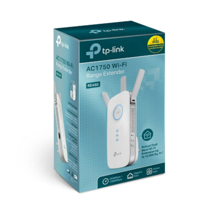 Razširitev brezžičnega omrežja TP-Link WiFi5 802.11ac AC1750 1300Mbit/s 1xRJ45 3x antena (RE450)