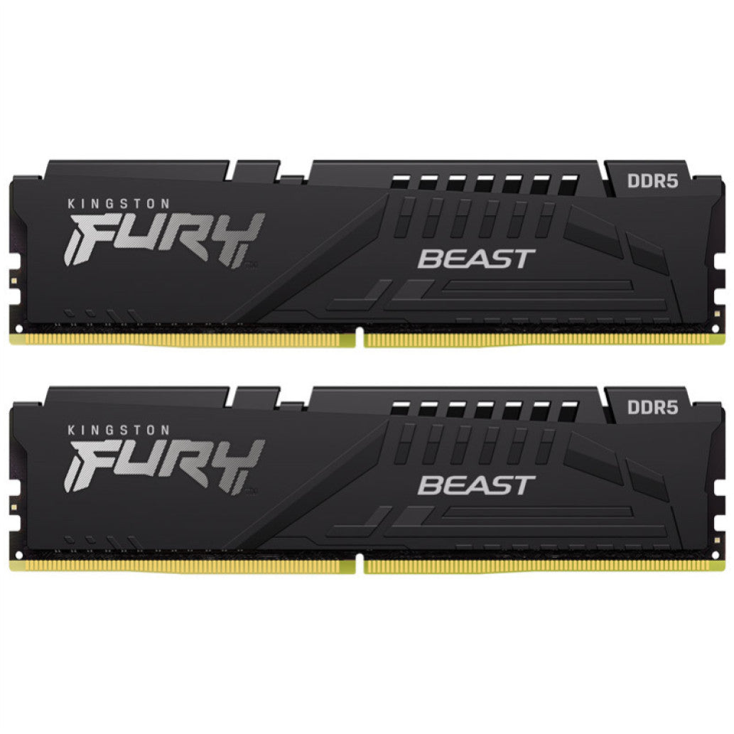 DDR5 16GB 6000MHz CL40 KIT (2x 8GB) Kingston Fury Beast 1,35V Fury črna (KF560C36BBEK2-16)