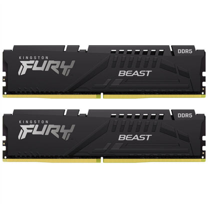 DDR5 16GB 6000MHz CL40 KIT (2x 8GB) Kingston Fury Beast 1,35V Fury črna (KF560C36BBEK2-16)