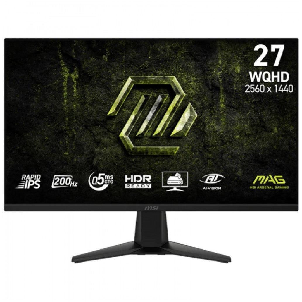 Monitor MSI 68,6 cm (27,0") 275QF E20 2560x1440 Gaming 200Hz Rapid-IPS 0,5ms 2xHDMI DisplayPort  DCI-P3-90% FreeSync Premium G-Sync Compatible HDR MAG
