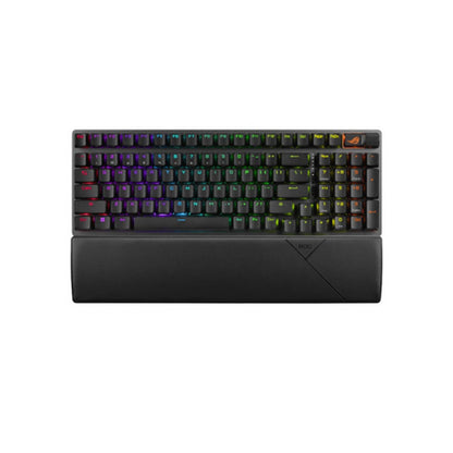 Gaming Tipkovnica brezžična, USB Asus ROG Strix Scope II 96 US | črna RGB (90MP037A-BKUA01)