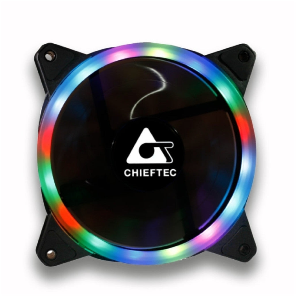Ventilator Chieftec AF-12RGB 120mm, črna RGB