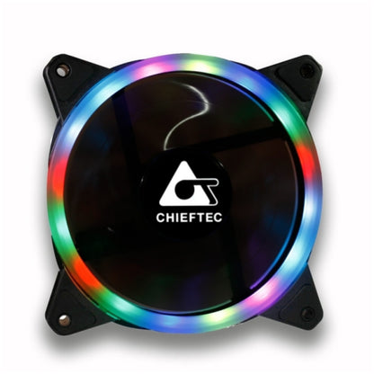 Ventilator Chieftec AF-12RGB 120mm, črna RGB