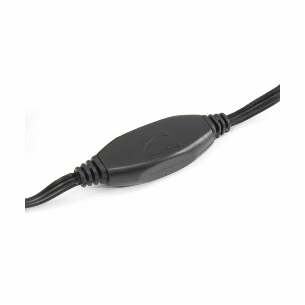 Slušalke žične SBOX naglavne z mikrofonom 2x3,5mm HS-201 črne (HS-201)