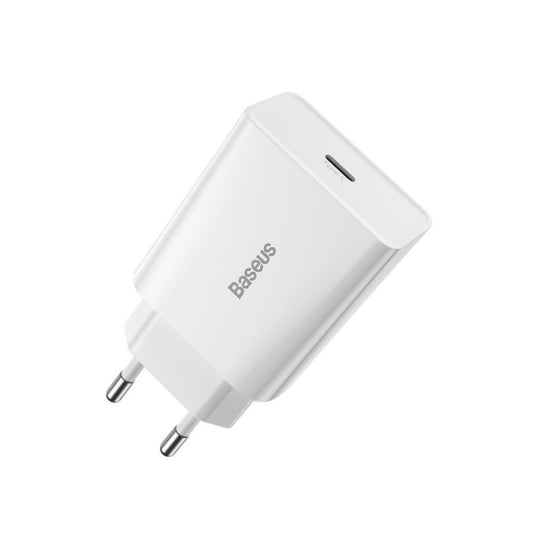 Hišni polnilec 100-240V => 1x USB-C 20W Baseus bel (CCFS-SN02)