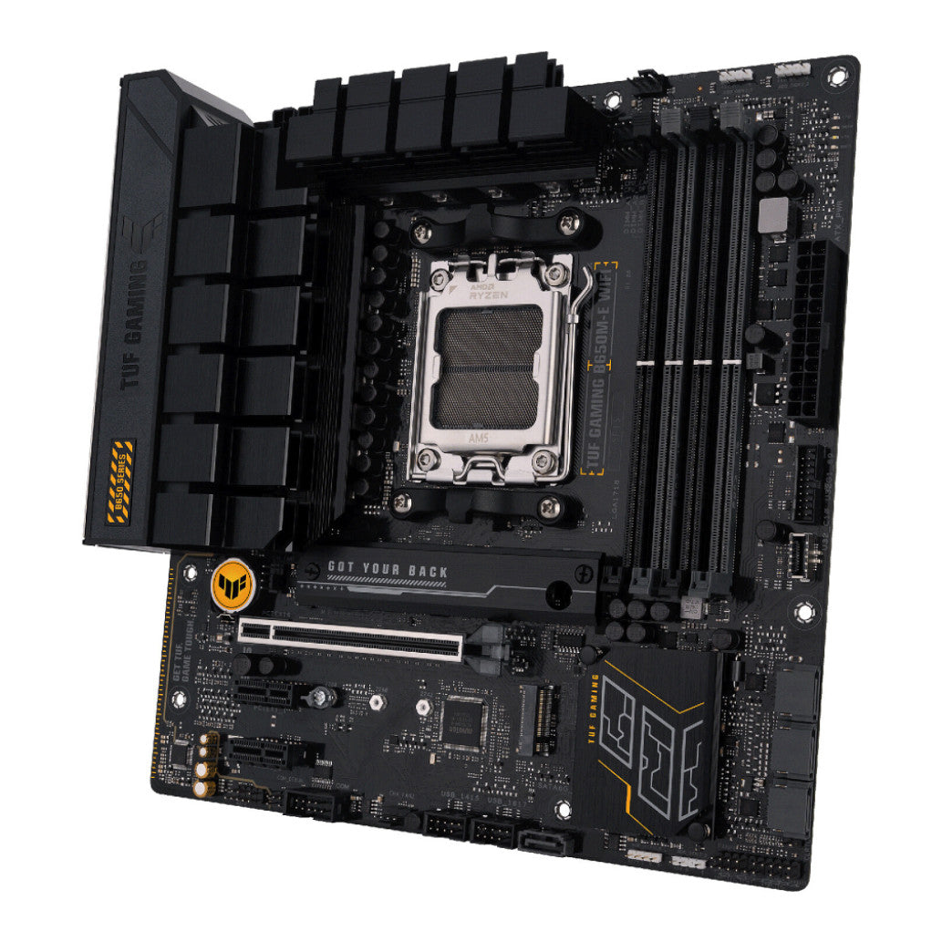 Osnovna plošča AM5 Asus TUF GAMING B650M-E WIFI microATX 1xHDMI 2.1 2xDisplayPort 1.4