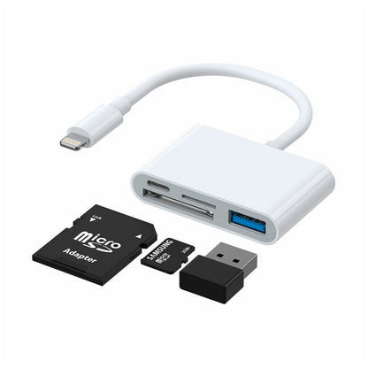 HUB USB-C => 1xUSB-A 1xUSB-C 1xSD 1xmicroSD (S-H142)