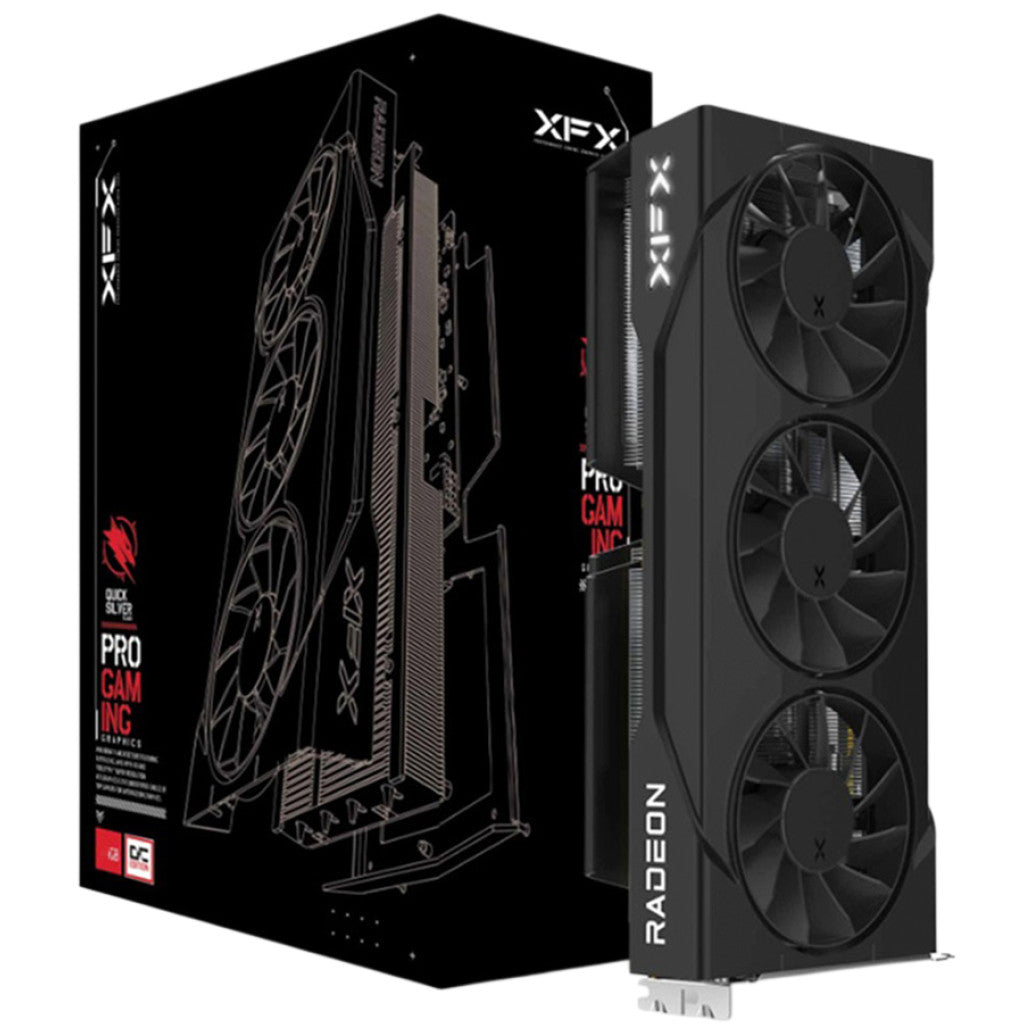 Grafična kartica AMD RX9060 XT XFX Swift OC Triple fan - 16GB GDDR6  | 1xHDMI 2.1 2xDisplayport 2.1 (RX-96TS316B7)