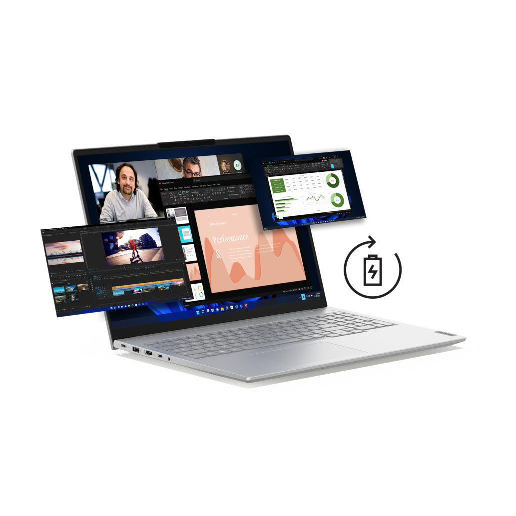 Prenosnik Lenovo 40,64 cm (16,0") ThinkBook 16 G8 1920x1200 IPS 300nit Ultra 5-225U/16GB/512GB/BL/FP/ALU-ABS/Intel Graphics/Win11Pro (21SK0076SC)