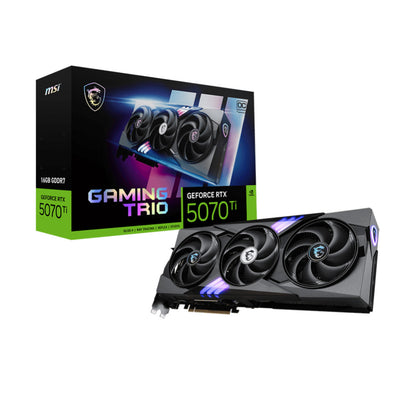 Grafična kartica nVidia RTX5070Ti MSI Gaming Trio OC - 16GB GDDR7 (V531-240R)