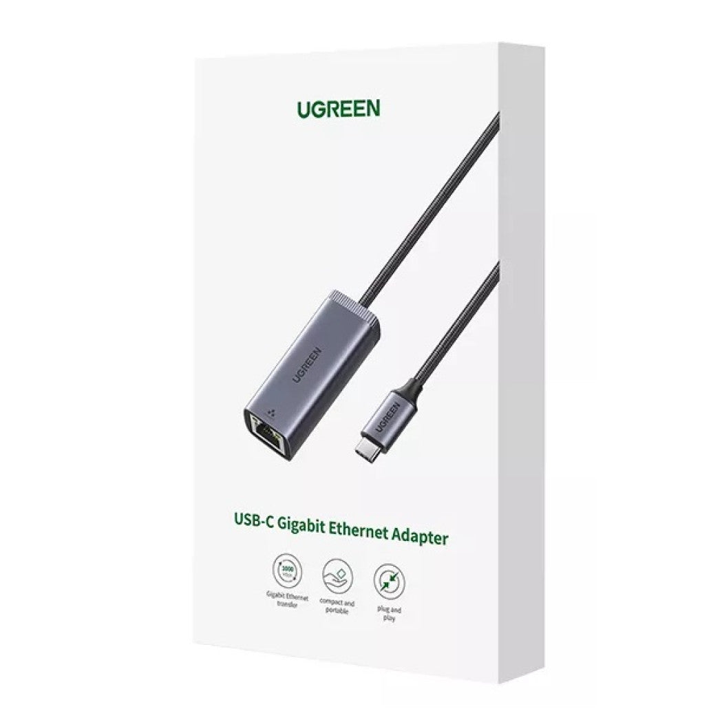Mrežni adapter USB-C => LAN RJ45 100/1000 Ugreen gigabit (50737)