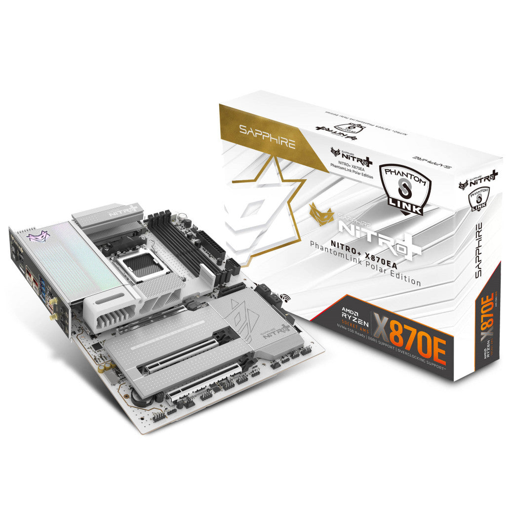 Osnovna plošča AM5 Sapphire Nitro+ X870EA PhantomLink Polar Edition ATX HDMI